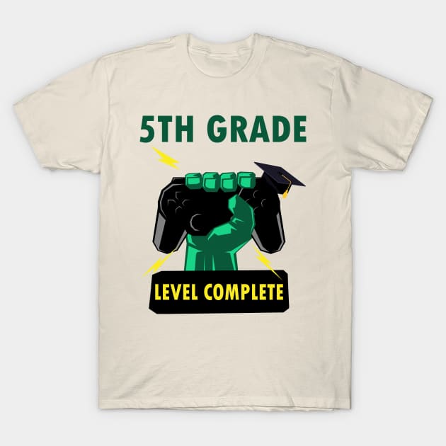 2020 5th Grade Graduation Gamer Graduation Gift T-Shirt by Trendy_Designs